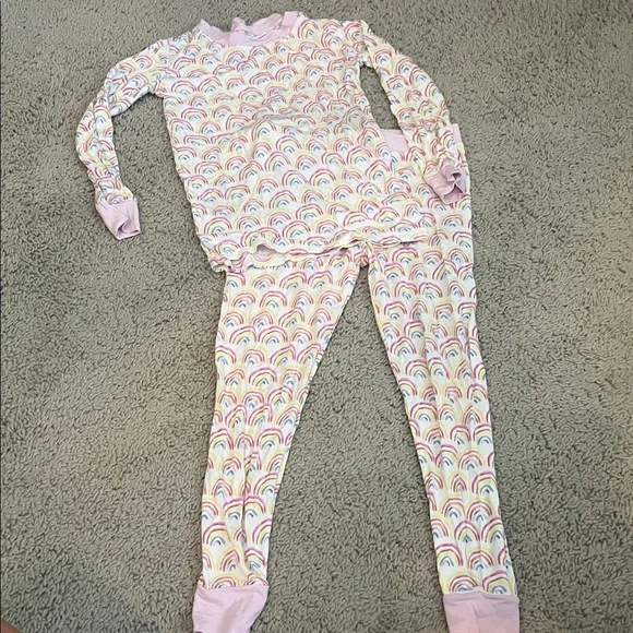 Little sleepies-Rainbow Patterned Kids Pajamas - Picture 1 of 2